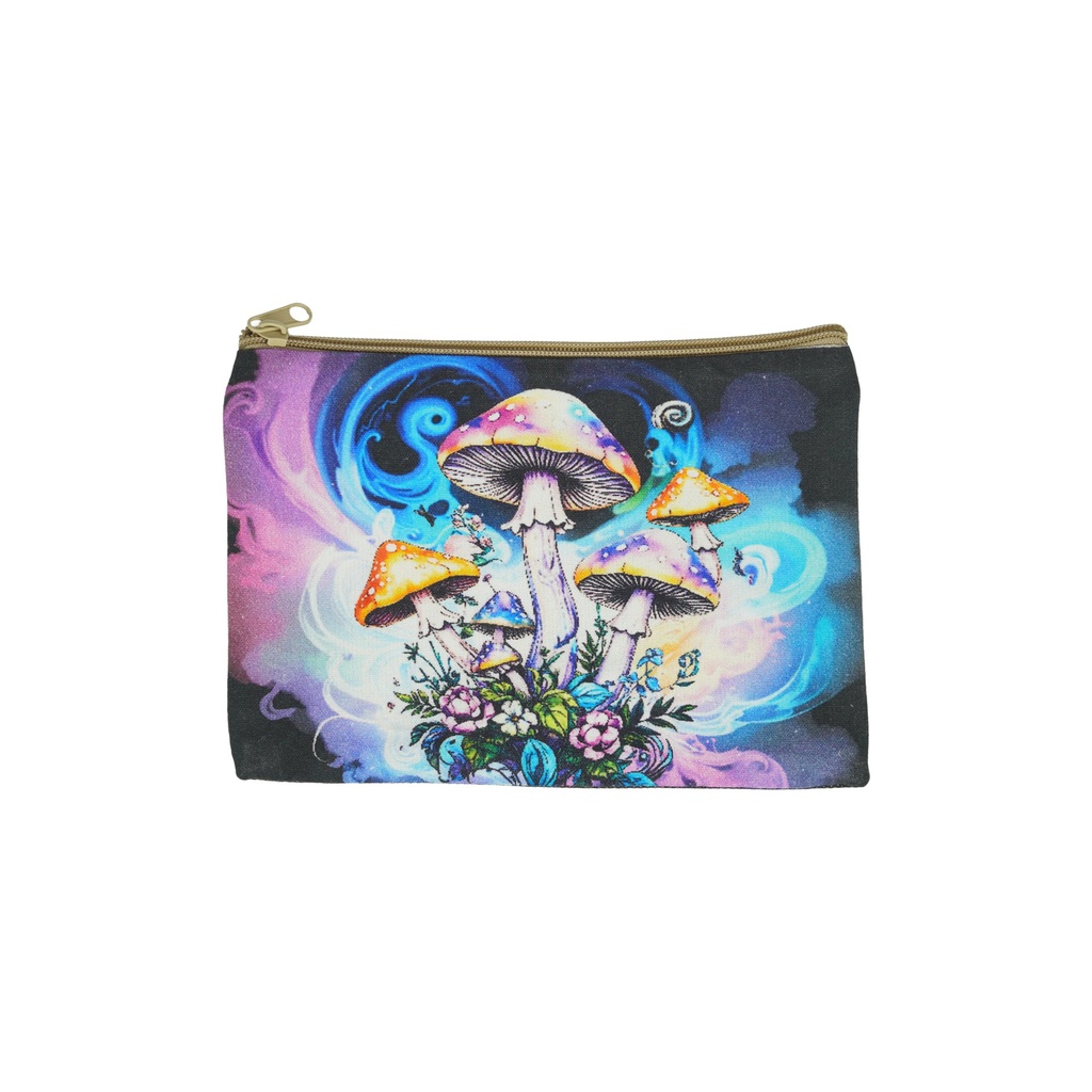 [14739] Mushroom Cosmetic Purse – 8.5" x 6"