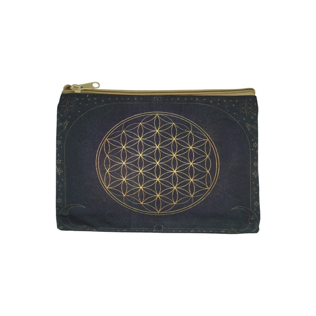 [14741] Geometry Cosmetic Purse – 8.5" x 6"