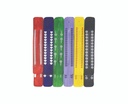 11" (3" x 11") Assorted Colors Wooden Ash Catchers – Set of 12
