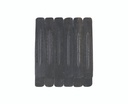 11" Plain Black Wooden Ash Catchers – Set of 12