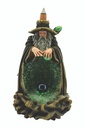 Green Spell Casting Wizard Backflow Burner w/ LED – 7"