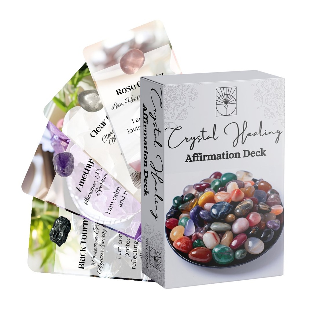 [32137] Crystal Healing Affirmations Card Deck