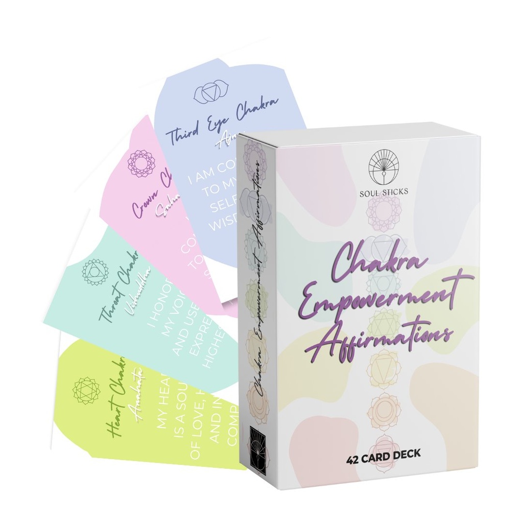 [32145] Chakra Empowerment Affirmations Card Deck