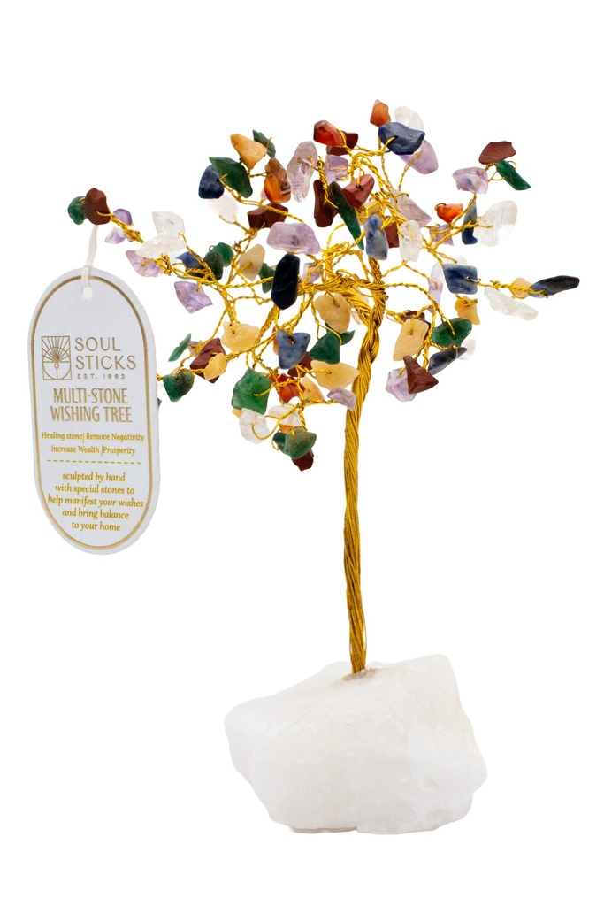 [32188] 7 Chakras Crystal Tree – 100 Beads
