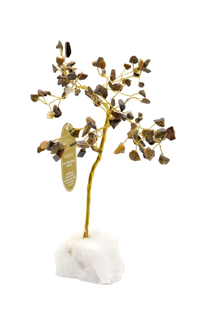 [32193] Tiger's Eye Crystal Tree – 100 Beads