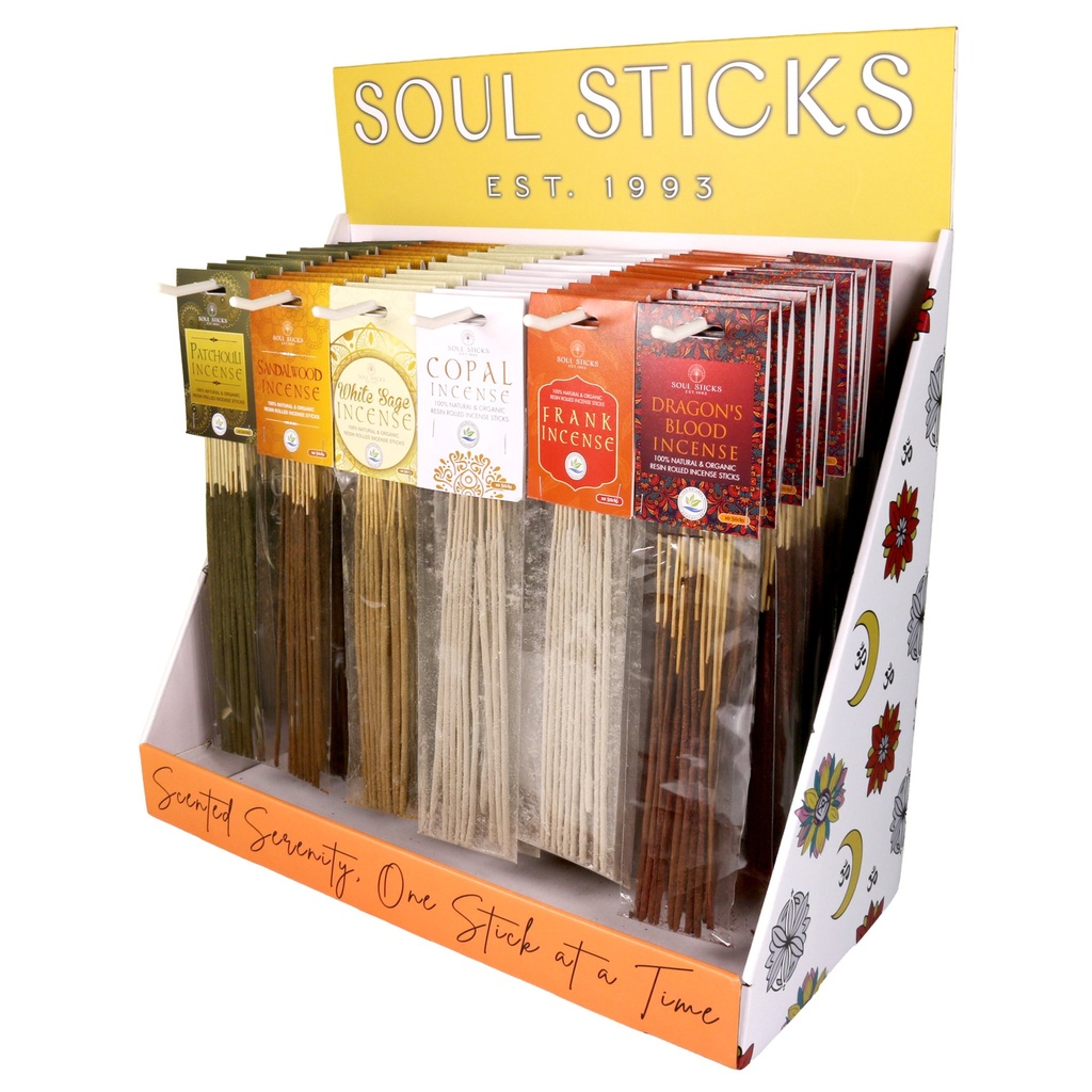 [32207-RRI] Resin Rolled Incense Countertop Display Unit (CDU)